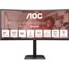 AOC E4 CU34E4CV Monitor PC 86,4 cm (34") 3440 x 1440 Pixel UltraWide Quad HD LCD
