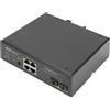 Digitus Switch PoE di rete Gigabit Ethernet a 4 porte, industriale, non gestito,
