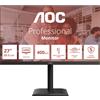 AOC E4 U27E4CV Monitor PC 68,6 cm (27") 3840 x 2160 Pixel 4K Ultra HD LED Nero