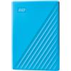 Western Digital My Passport disco rigido esterno 4 TB 3.2 Gen 1 (3.1 Gen 1) Blu