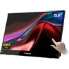 Verbatim Portable 15.6" FHD Touch Monitor LIGHT Monitor portatile Nero 39,6 cm (