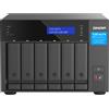 QNAP TVS-h674 NAS Tower Intel® Core™ i3 i3-12100 16 GB DDR4 0 TB QuTS hero Nero