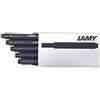 Lamy T-10 Pkg 5 cartucce d'inchiostro, Nero