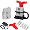 Spurtar 50A 6 AWG Cavo del Cavo della Batteria 2 Pezzi, Collegamento rapido Scollegamento dell'utensile di scollegamento, Cavo per Calibro e 12-36 Voltaggio - con Manico