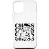 Chess Strategy Brain Sports Board Game K Custodia per iPhone 12/12 Pro Gran Maestro nel Pensiero Profondo