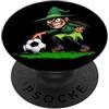 Soccer Animals Calciatore strega PopSockets PopGrip Adesivo