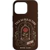 Vintage Rose Book Club Romance Custodia per iPhone 16 Pro Libro Club Reader Rose Romance Fiaba Letteratura