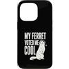 Jimbeels Custodia per iPhone 13 Pro Furetto Vota Cool