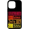 Lustiger Geburtstagsspruch zum 22. Gebur Custodia per iPhone 14 Pro Max 22° compleanno leggendario da luglio 2004 vintage retrò