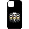 Cool 3 Hip Hop Trio Street Gold Chain Fu Custodia per iPhone 13 Ferret Rap Old School Retro Streetwear 80s 90s Tre