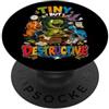 Skrawlwick Press Co Piccolo ma Devastante Dinosauro Design PopSockets PopGrip Adesivo