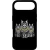 Cool 3 Hip Hop Trio Street Gold Chain Fu Custodia per iPhone Air Maine Coon Cat Rap Old School Retro Streetwear anni '80 '90 Tre