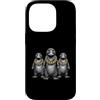 Cool 3 Hip Hop Trio Street Gold Chain Fu Custodia per iPhone 14 Pro Platypus Rap Old School Retro Streetwear anni '80 '90 Tre