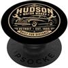 Hudson Logo Vintage Defunct Motor Mechan Auto d'epoca meccanica a motore defunta con logo Hudson PopSockets PopGrip Adesivo