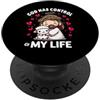 Faithful Kawaii Designs Carino Gesù Kawaii Con Agnello Christian Love Cartoon PopSockets PopGrip Adesivo