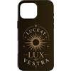 Funny Latin Teacher Quotes & Classical P Custodia per iPhone 16 Pro Max Lucat Lux Vestra Astrologia Zodiaco Celeste Mistico