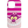 Disney Alice nel Paese delle Meraviglie Stregatto Rosa Strisce Custodia per iPhone 14 Pro Max