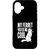 Jimbeels Custodia per iPhone 16 Furetto Vota Cool