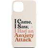 Anxiety Humor Moments Custodia per iPhone 13 Ansia divertente Sarcasmo Citazione Salute mentale Introverso