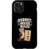 Jimbeels Custodia per iPhone 11 Pro Regole Casa Furetto