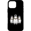 Cool 3 Hip Hop Trio Street Gold Chain Fu Custodia per iPhone 16 Pro Max Pinguino Rap Old School Retro Streetwear 80s 90s Tre