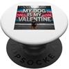 Rottweiler Puppy Lover PS My Dog Is My Valentine Rottweiler Street Graffiti Amante dei cani PopSockets PopGrip Adesivo