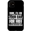 Mechanic Car Enthusiast Designs & Car Ou Custodia per iPhone 11 Correggi la tua auto gratis Car Lover Mechanic Garage Car Guy