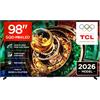 TCL TV 98RM9L 98" RGB-Mini LED TV, 4K HDR 6000 nits, 11,520 Precise Color Zones, Google TV, Dolby Vision IQ & Atmos, 144Hz, Apple AirPlay 2, Alexa