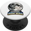 PeeKay Apparel - MoonReturn Destinazione Luna di nuovo PopSockets PopGrip Adesivo