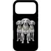 Cool 3 Hip Hop Trio Street Gold Chain Fu Custodia per iPhone 17 Pro Max Vizsla Dog Rap Old School Retro Streetwear anni '80 '90 Tre