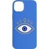 AuraStitch Custodia per iPhone 14 Plus Evil Eye | Grafica di protezione Nazar | Estetica mistica