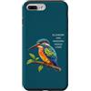 Tokyo Toons Custodia per iPhone 7 Plus/8 Plus Martin Pescatore Uccello Tropicale di Frutta Colorata