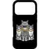 Cool 3 Hip Hop Trio Street Gold Chain Fu Custodia per iPhone 17 Pro Cat Rap Old School Retro Streetwear anni '80 '90 Tre