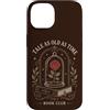 Vintage Rose Book Club Romance Custodia per iPhone 14 Libro Club Reader Rose Romance Fiaba Letteratura