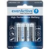 everActive Confezione da 48 batterie AAA, alcaline, micro LR03 R03 1,5 V, massima potenza, durata di 10 anni, 48 pezzi, confezione in blister