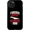 True Crime Merch for Investigative Crime Custodia per iPhone 11 Pro Esperto forense dalla nascita 1999 Compleanno a tema crimine vero
