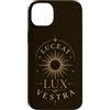 Funny Latin Teacher Quotes & Classical P Custodia per iPhone 14 Plus Lucat Lux Vestra Astrologia Zodiaco Celeste Mistico
