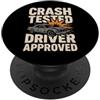 Vintage Derby Badge Mom Demo Crew Humor Demolition Derby Fan Pit Crew Crash Driver Fair Identity PopSockets PopGrip Adesivo