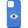 AuraStitch Custodia per iPhone 12 mini Evil Eye | Grafica di protezione Nazar | Estetica mistica