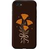 Poppy Flower Clothing Vintage Custodia per iPhone SE (2020) / 7/8 Fiori di papavero bouquet botanico floreale natura arte