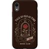 Vintage Rose Book Club Romance Custodia per iPhone XR Libro Club Reader Rose Romance Fiaba Letteratura