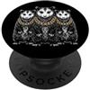 Cool 3 Hip Hop Trio Street Gold Chain Fu Opossum Opossum Rap Old School Retro Streetwear 80s 90s Tre PopSockets PopGrip Adesivo