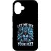 Funny Stupid Wolves Meme Custodia per iPhone 16 Fammi vedere i tuoi piedi Meme ironico di Alpha Wolf