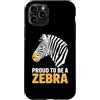 Rare Disease Warrior Gifts for Women and Custodia per iPhone 11 Pro Mese di sensibilizzazione sulle malattie rare Zebra febbraio Malattia rara