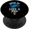 Disc Golf Training Day Throw Like a Pro Disc Golf Coach Disc Golf Istruttore Frisbee Golf Mentor PopSockets PopGrip Adesivo