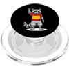 Raccoon Spain Flag Spanish Procione Spagna Bandiera Spagna PopSockets PopGrip per MagSafe