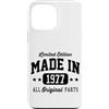 Born in Year Retro Style Custodia per iPhone 13 Pro Max Vintage Made In 1973 Limited Edition Ricambi Originali