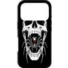 generic Custodia per iPhone 17 Pro Black Widow Spider Skull Gothic