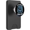 Funny Stupid Wolves Meme Fammi vedere i tuoi piedi Meme ironico di Alpha Wolf PopSockets PopWallet per MagSafe