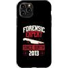 True Crime Merch for Investigative Crime Custodia per iPhone 11 Pro Esperto forense dalla nascita 2013 Compleanno a tema crimine vero